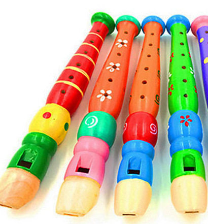 Cartoon Wooden Flute - Musical Learning Toy - Image 3