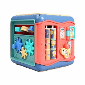 6-in-1 Montessori Activity Cube - Educational Baby Toy
